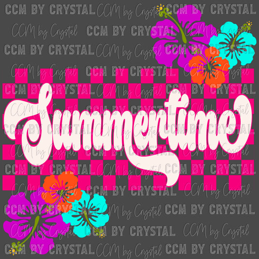 Summertime Ready to Press Transfer DTF Transfer Sublimation Transfer