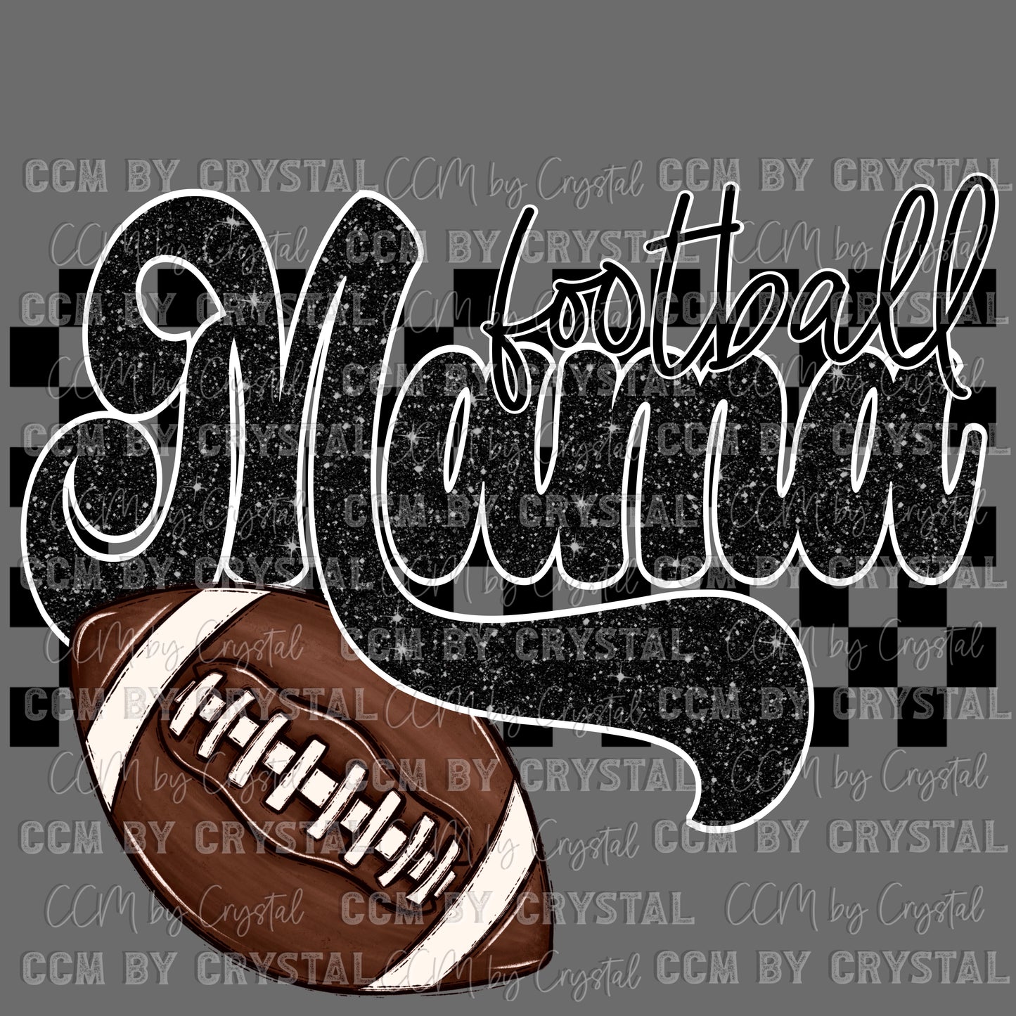 Football Mama Ready to Press Transfer DTF Transfer Sublimation Transfer