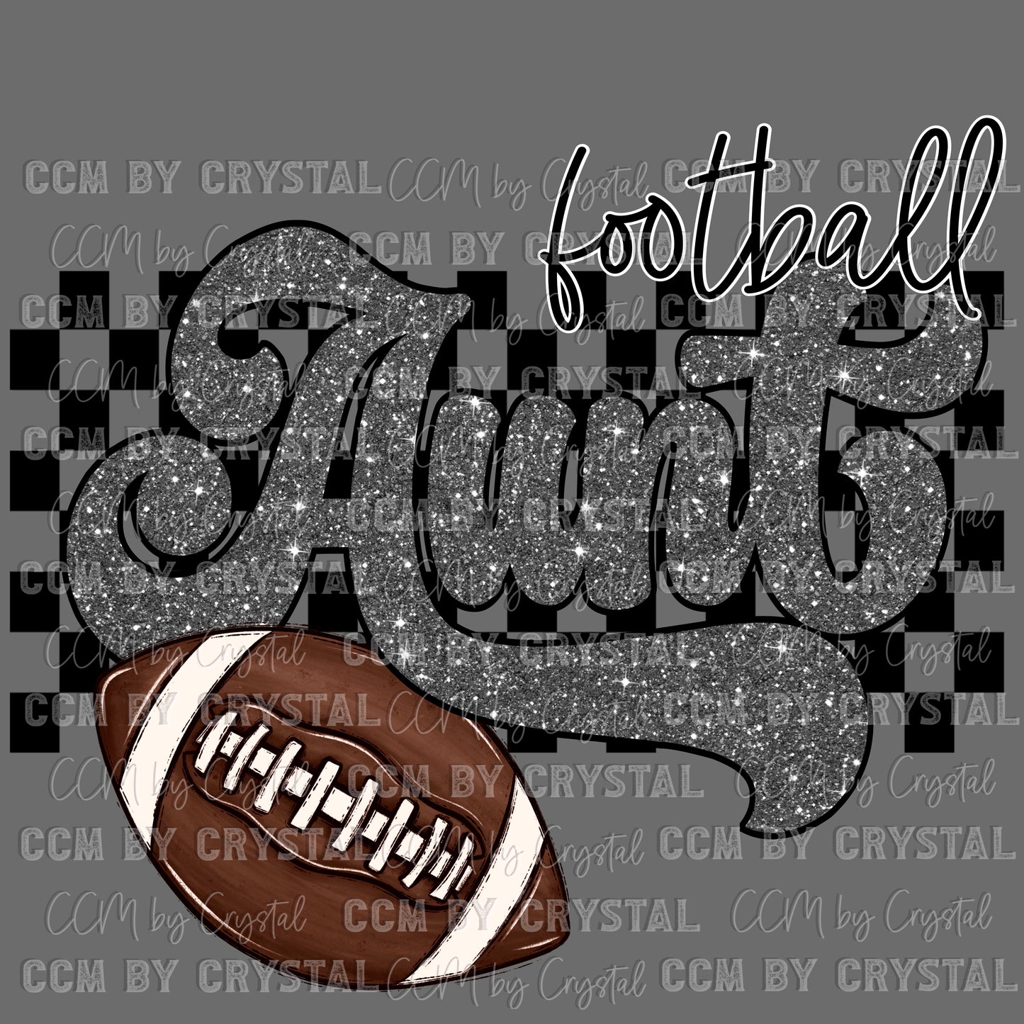 Football Aunt Ready to Press Transfer DTF Transfer Sublimation Transfer