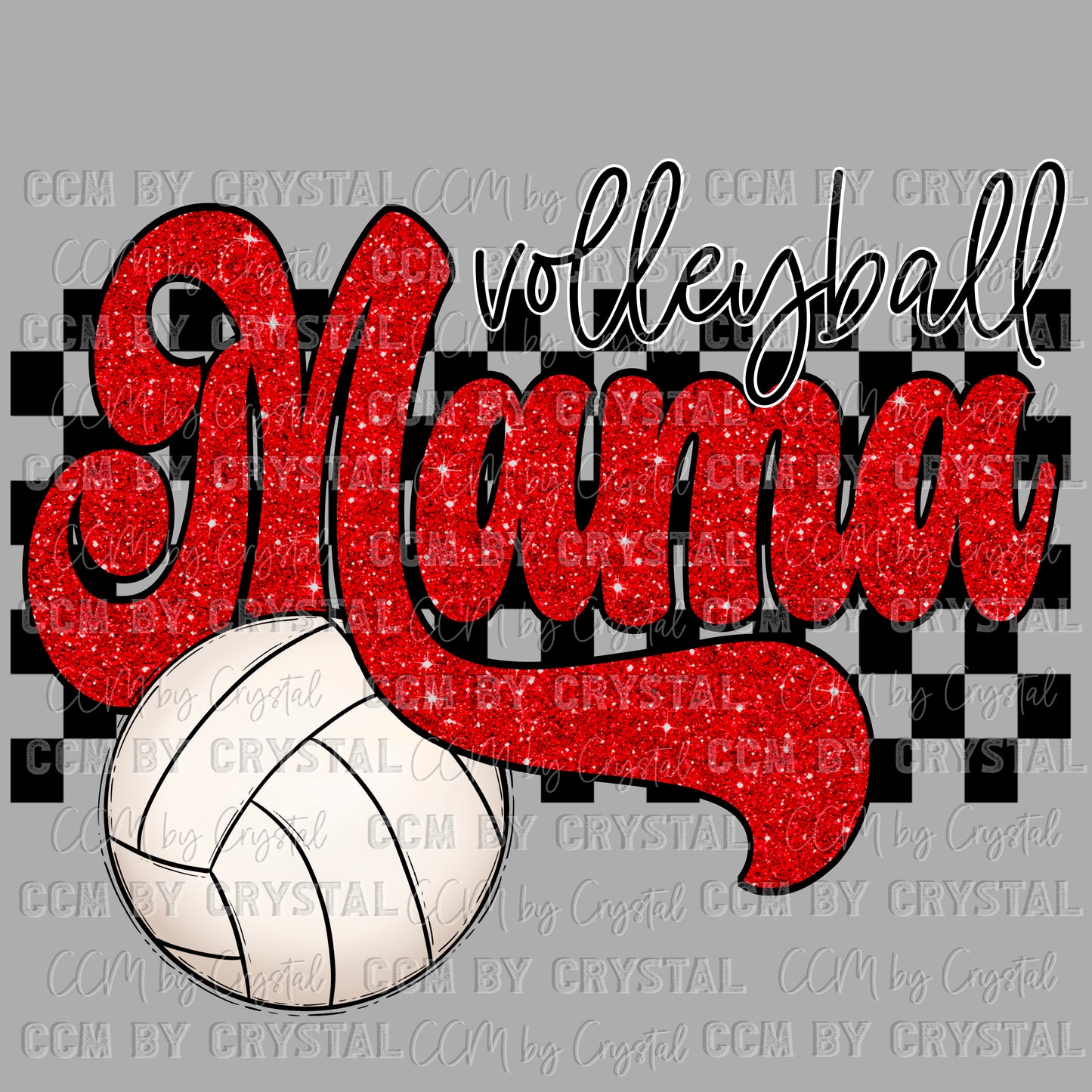 Volleyball Mama Ready to Press Transfer DTF Transfer Sublimation Transfer