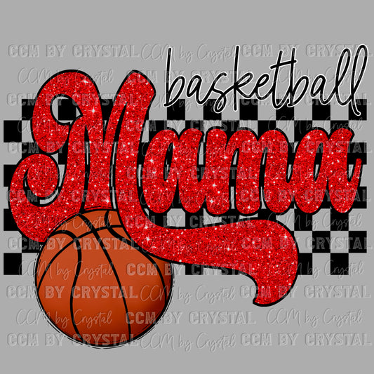 Basketball Mama Ready to Press Transfer DTF Transfer Sublimation Transfer