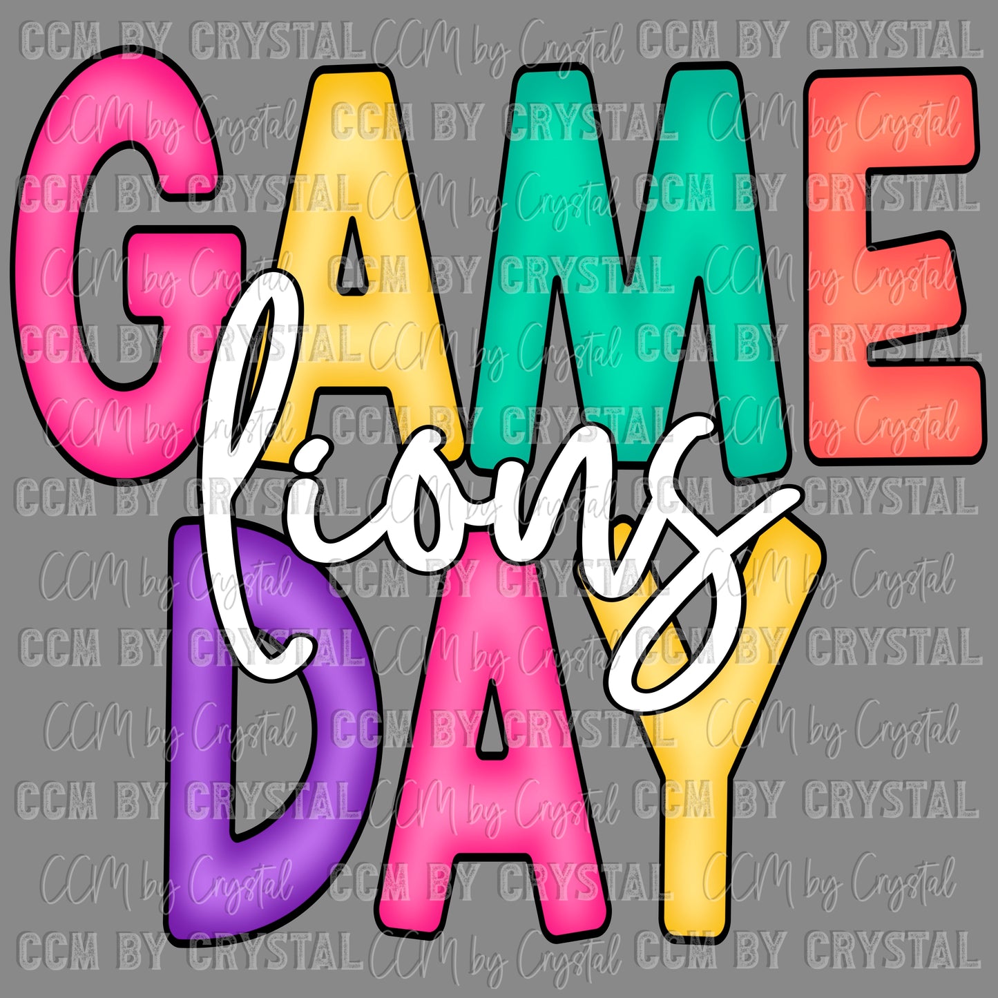 Personalized Game Day Your Mascot Football Mascot Ready to Press Transfer DTF Transfer Sublimation Transfer