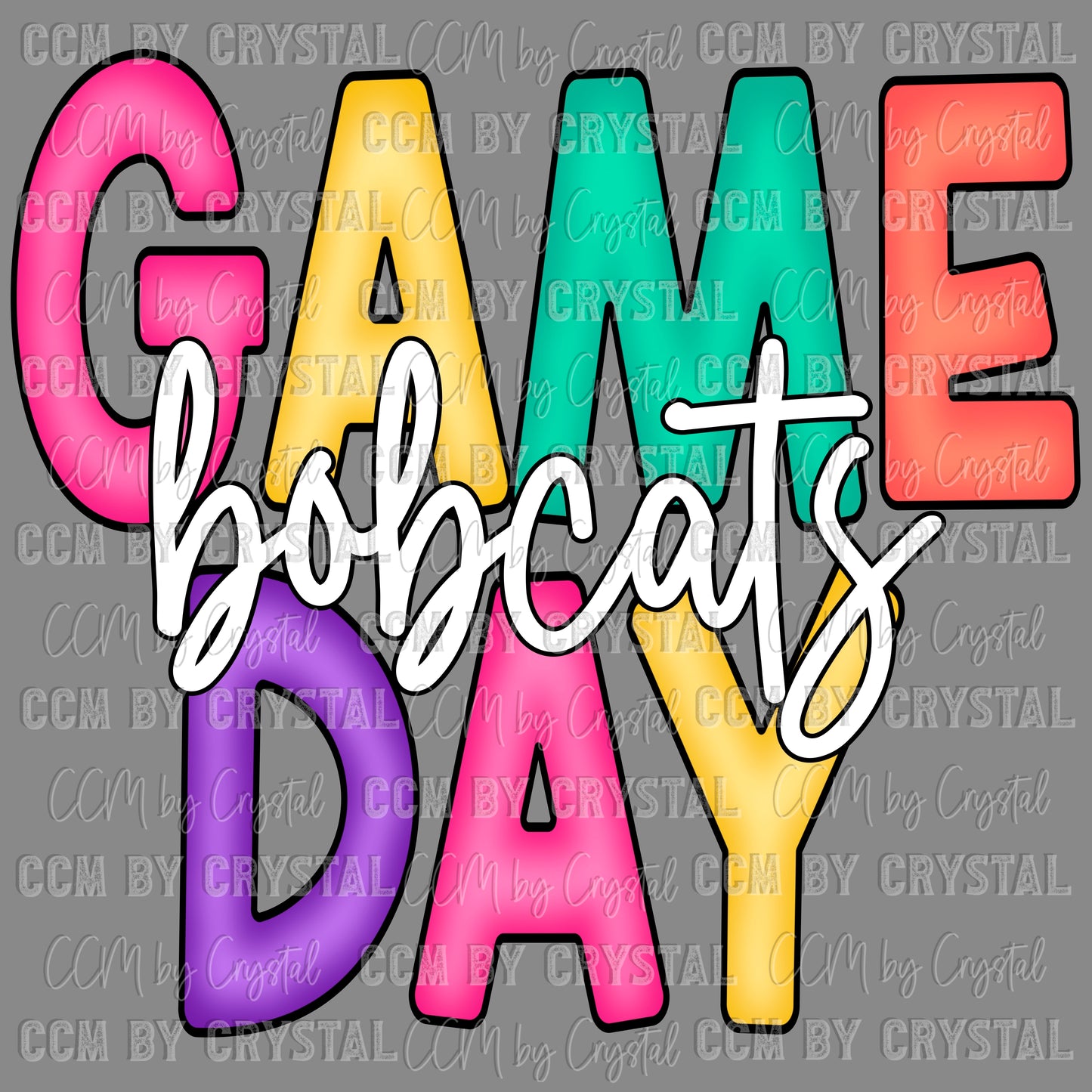 Personalized Game Day Your Mascot Football Mascot Ready to Press Transfer DTF Transfer Sublimation Transfer