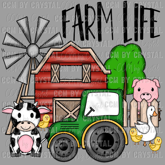Farm Life Ready to Press Transfer DTF Transfer Sublimation Transfer