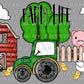 Farm Life Glass Can Wrap PNG Digital Download