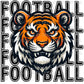 Tigers Football Ready to Press Transfer DTF Transfer Sublimation Transfer