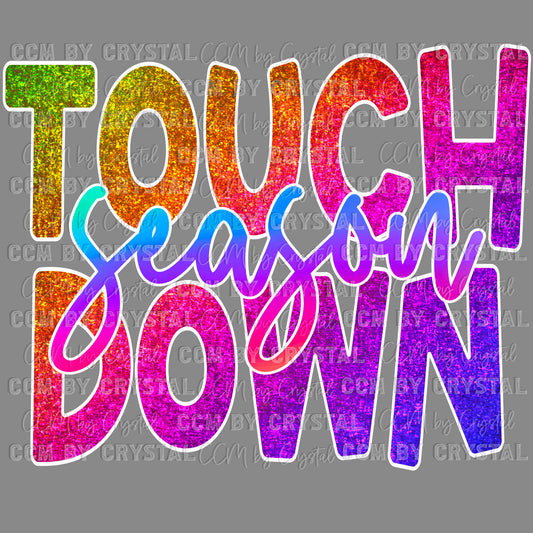 Touchdown Season Ready to Press Transfer DTF Transfer Sublimation Transfer