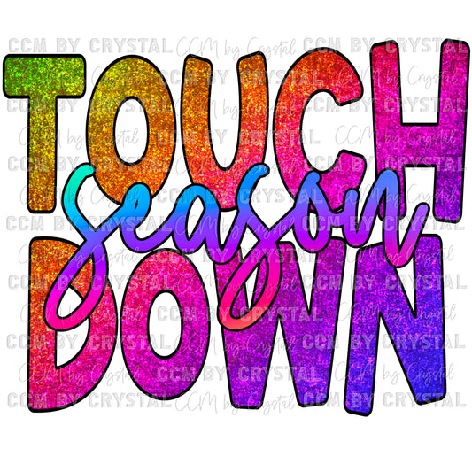 Touchdown Season Ready to Press Transfer DTF Transfer Sublimation Transfer