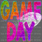 Game Day Football Ready to Press Transfer DTF Transfer Sublimation Transfer
