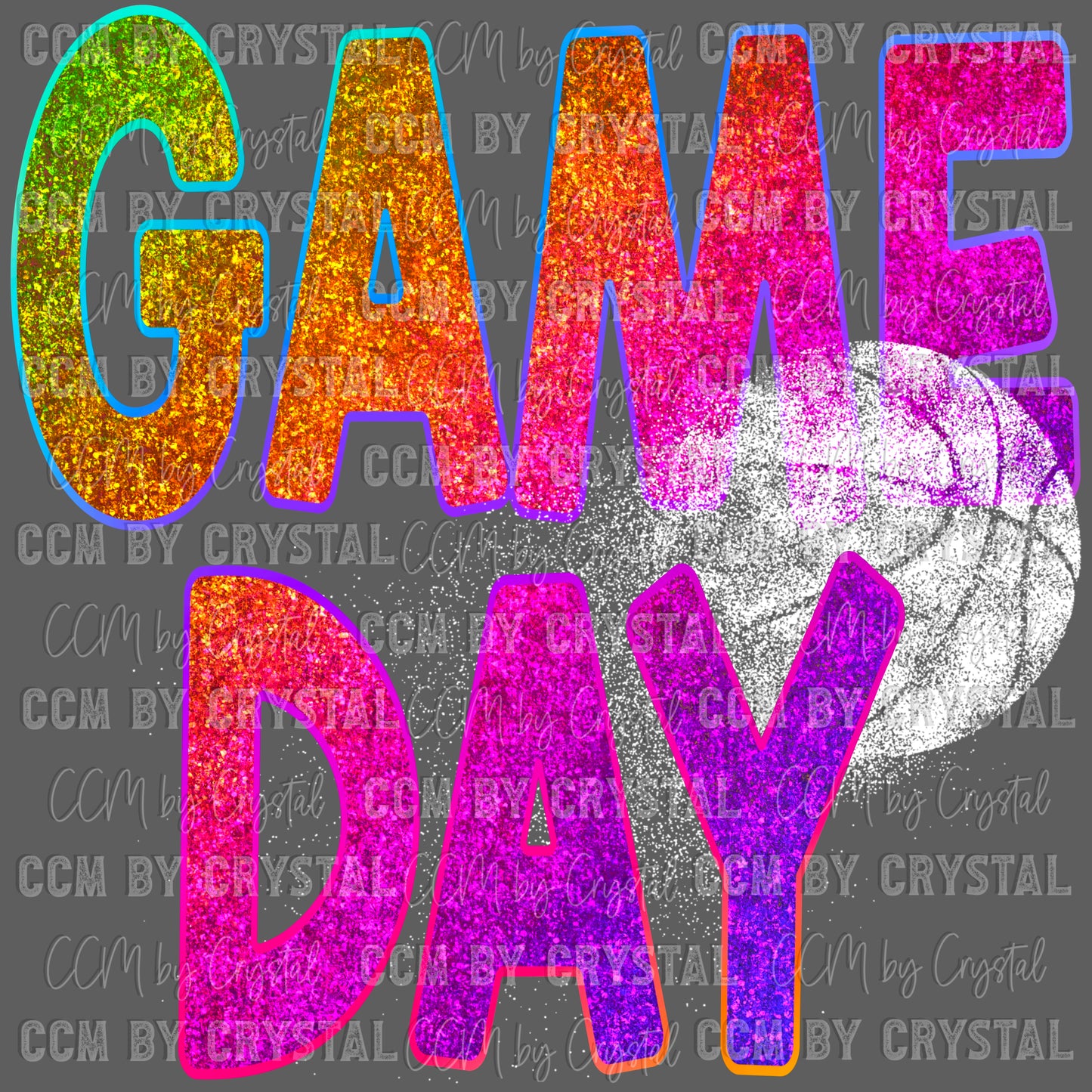 Game Day Basketball Ready to Press Transfer DTF Transfer Sublimation Transfer