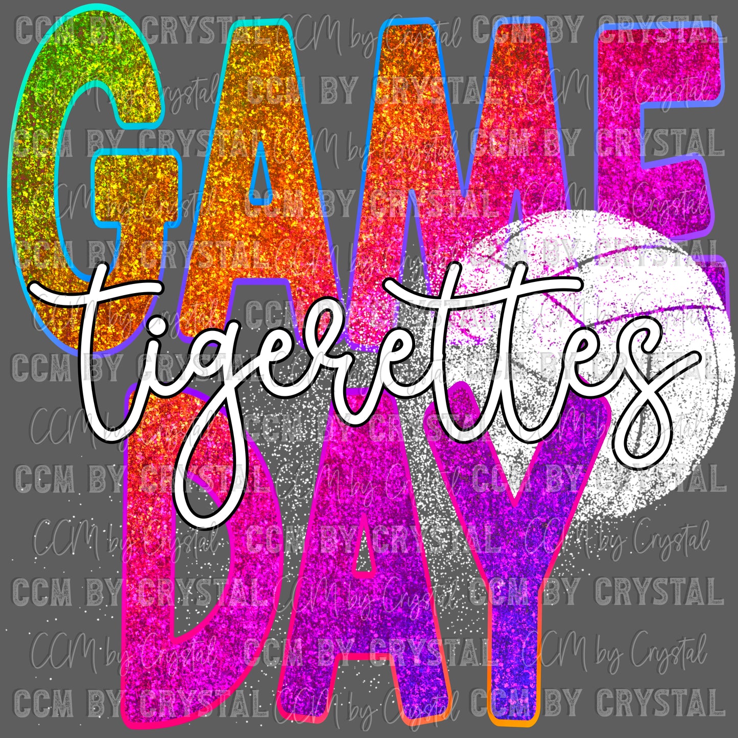 Game Day Tigerettes Volleyball Ready to Press Transfer DTF Transfer