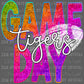 Personalized Game Day Your Mascot Football Ready to Press Transfer DTF Transfer