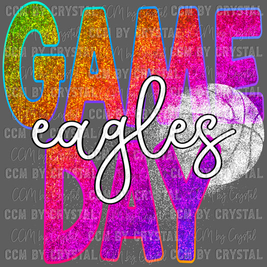 Personalized Game Day Your Mascot Basketball Ready to Press Transfer DTF Transfer