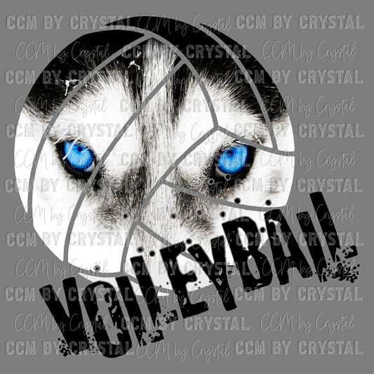 Husky Volleyball PNG Digital File ONLY