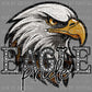 Eagle Pride Mascot Ready to Press Transfer DTF Transfer Sublimation Transfer