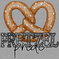 Pretzel Pride Mascot Ready to Press Transfer DTF Transfer Sublimation Transfer