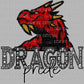 Dragon Pride Mascot Ready to Press Transfer DTF Transfer Sublimation Transfer