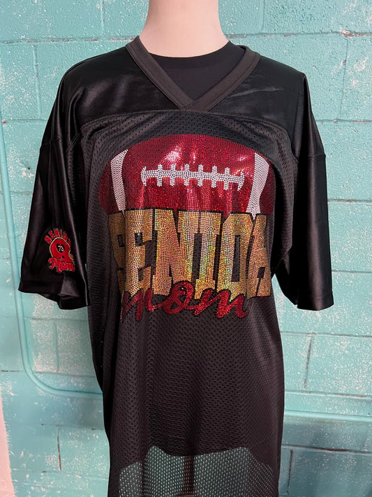 Senior Mom Football Jersey