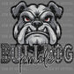 Bulldog Pride Mascot Ready to Press Transfer DTF Transfer Sublimation Transfer