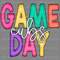 Game Day Cubs Mascot Ready to Press Transfer DTF Transfer Sublimation Transfer