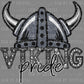 Viking Pride Mascot Ready to Press Transfer DTF Transfer Sublimation Transfer