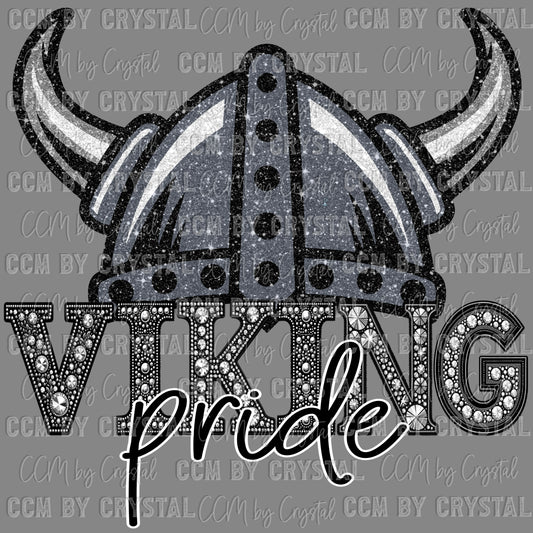 Viking Pride Mascot Ready to Press Transfer DTF Transfer Sublimation Transfer