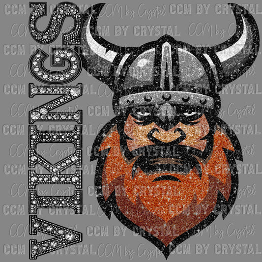 Vikings Mascot PNG Digital File ONLY