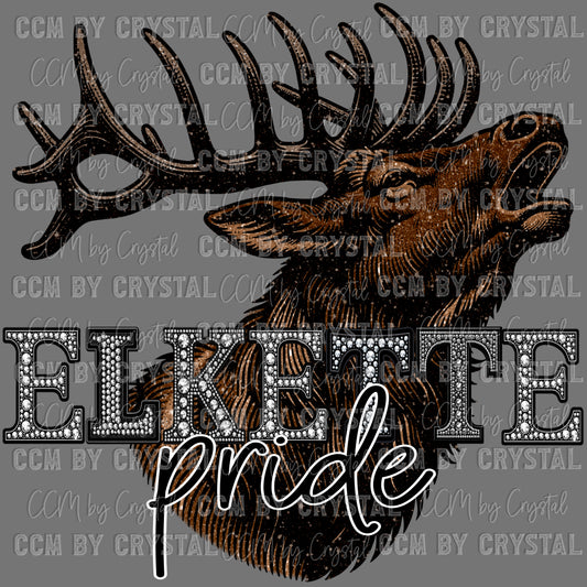 Elkette Pride Mascot PNG Digital File ONLY