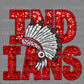 Indians Faux Embroidery Faux Sequins Ready To Press Transfer