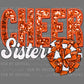 Cheer Sister Ready to Press Transfer DTF Transfer Sublimation Transfer