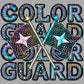 Color Guard Faux Rhinestone Effect PNG Digital File ONLY