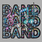 Band Faux Rhinestone Effect PNG Digital File ONLY