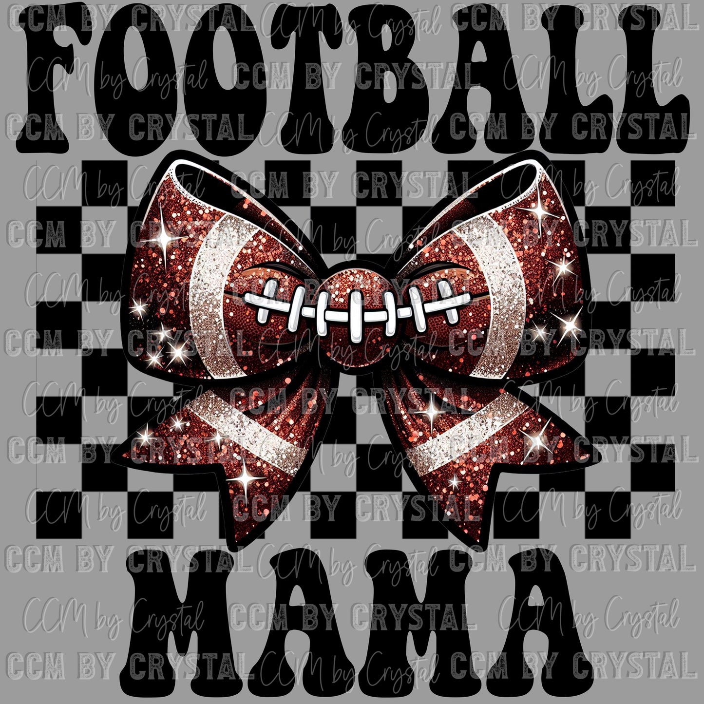 Football Mama Ready to Press Transfer DTF Transfer Sublimation Transfer
