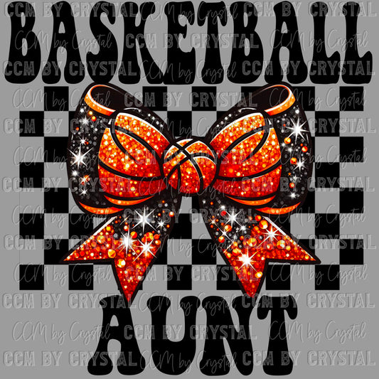 Basketball Aunt PNG Digital File ONLY