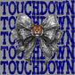 Touchdown Tiger Bow Coquette Bow Ready to Press Transfer DTF Transfer Sublimation Transfer