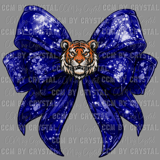 Tiger Bow Coquette Bow Ready to Press Transfer DTF Transfer Sublimation Transfer