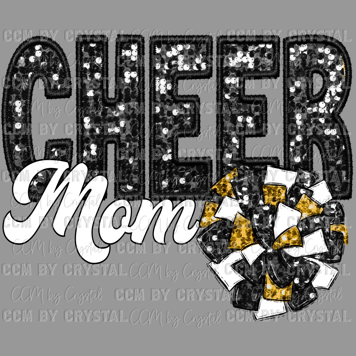 Cheer Mom Ready to Press Transfer DTF Transfer Sublimation Transfer