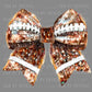 Football BowCoquette Bow Ready to Press Transfer DTF Transfer Sublimation Transfer