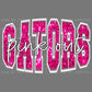 Gators Pink Out Ready to Press Transfer DTF Transfer Sublimation Transfer