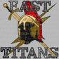 Victoria East Titans Faux Glitter Ready to Press Transfer DTF Transfer Sublimation Transfer