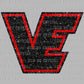 Victoria East Titans Faux Glitter Ready to Press Transfer DTF Transfer Sublimation Transfer