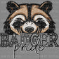 Badger Pride Mascot Ready to Press Transfer DTF Transfer Sublimation Transfer
