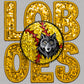 LoboEs Softball Faux Sequins Faux Embroidery PNG Digital File ONLY