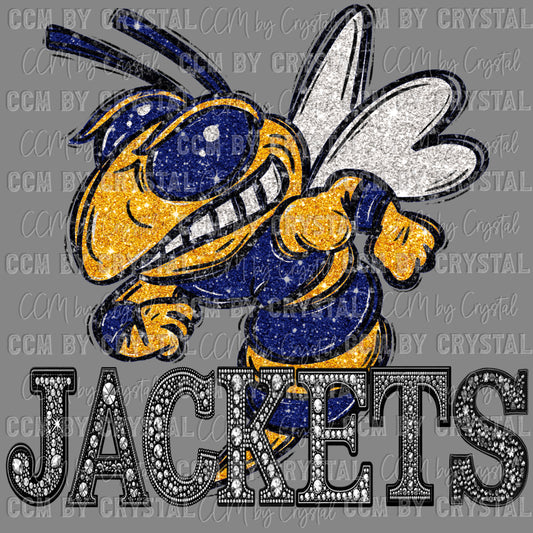 Jackets Mascot PNG Digital File ONLY
