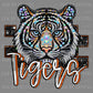 Tigers Faux Rhinestone Orange Ready to Press Transfer DTF Transfer Sublimation Transfer