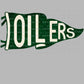 Oilers Pennant Maroon Mascot Ready to Press Transfer DTF Transfer Sublimation Transfer