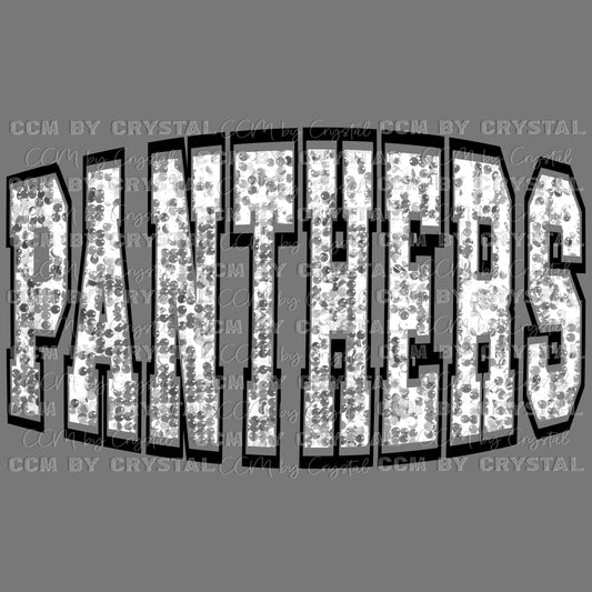 Panthers Mascot Ready to Press Transfer DTF Transfer Sublimation Transfer
