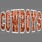 Cowboys Mascot Ready to Press Transfer DTF Transfer