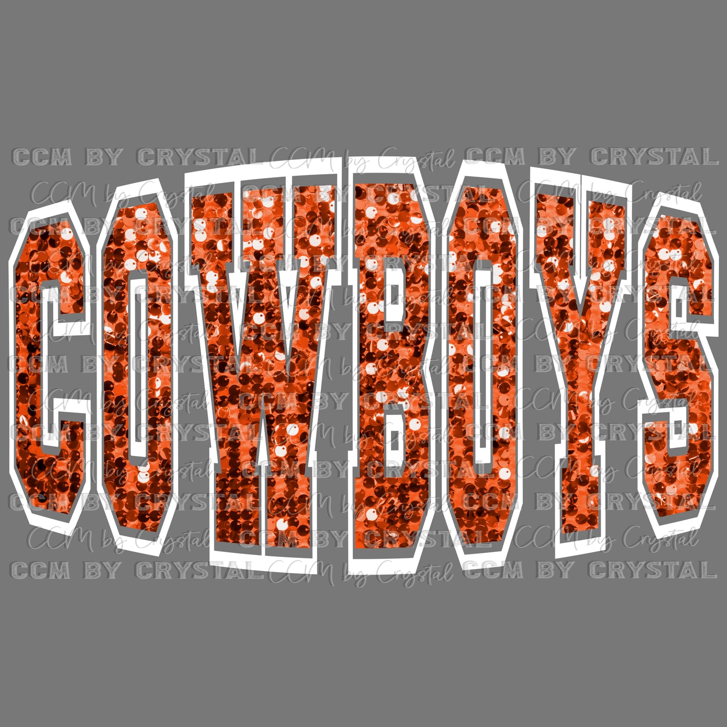 Cowboys Mascot Ready to Press Transfer DTF Transfer