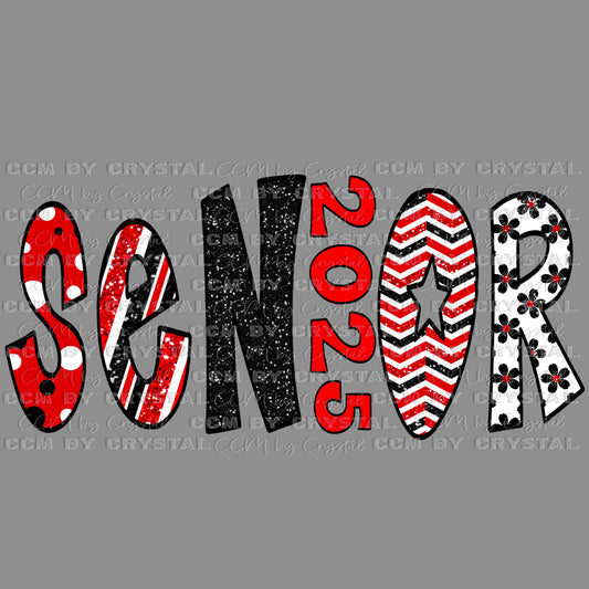 Senior 2025 Ready to Press Transfer DTF Transfer Sublimation Transfer